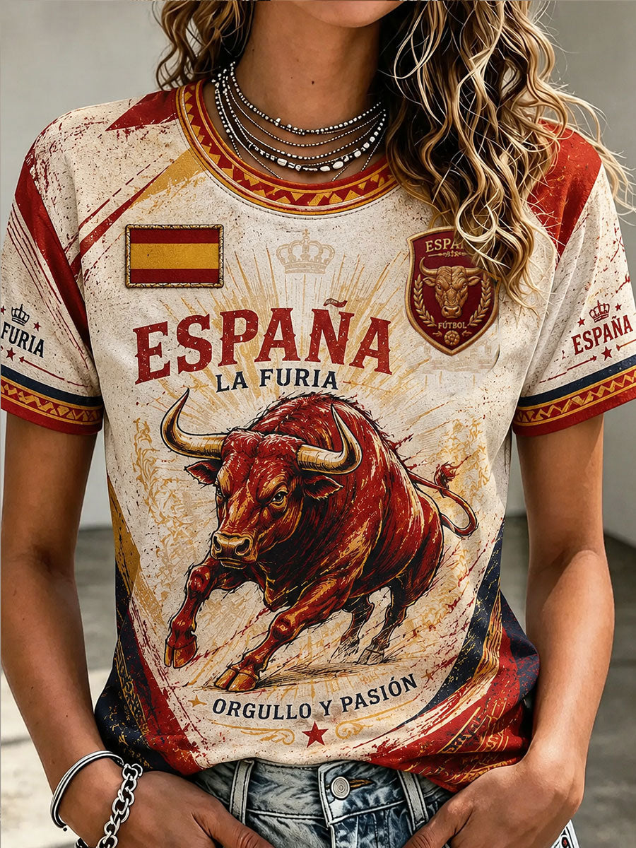 Camiseta de manga corta España Fútbol
