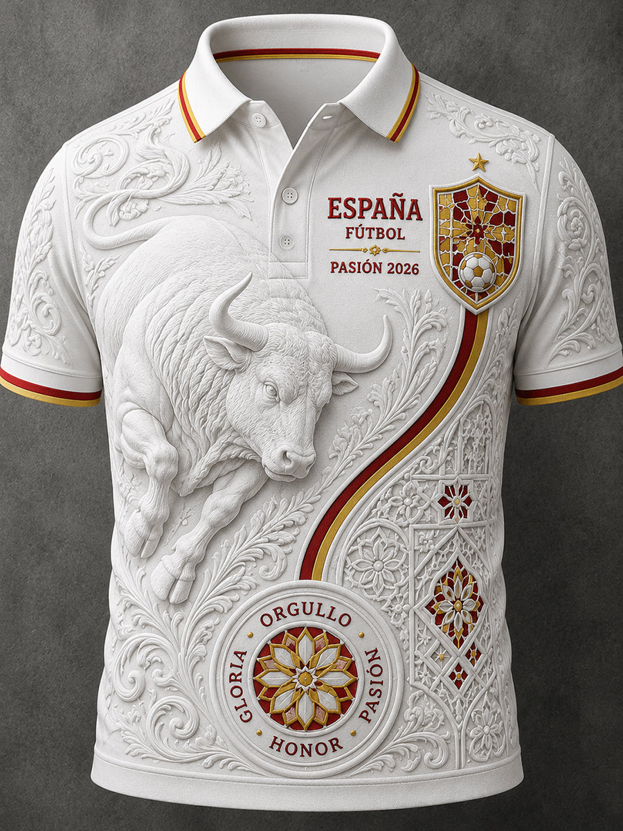 Camiseta de aficionado de fútbol de España 2026 para hombre