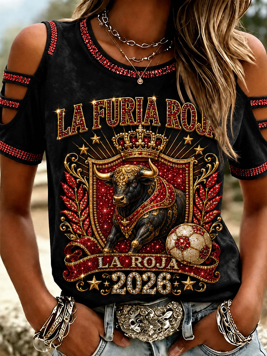 Camiseta de fútbol de España para mujer