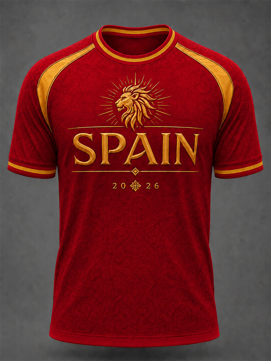 Camiseta casual estampada para hombres, regalo ideal para aficionados al fútbol