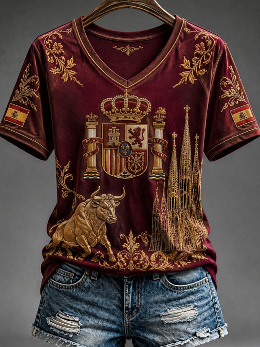Camiseta de mujer de manga corta