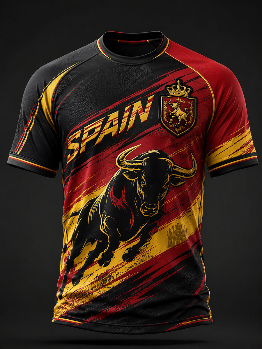 Camiseta de manga corta para hombre de España