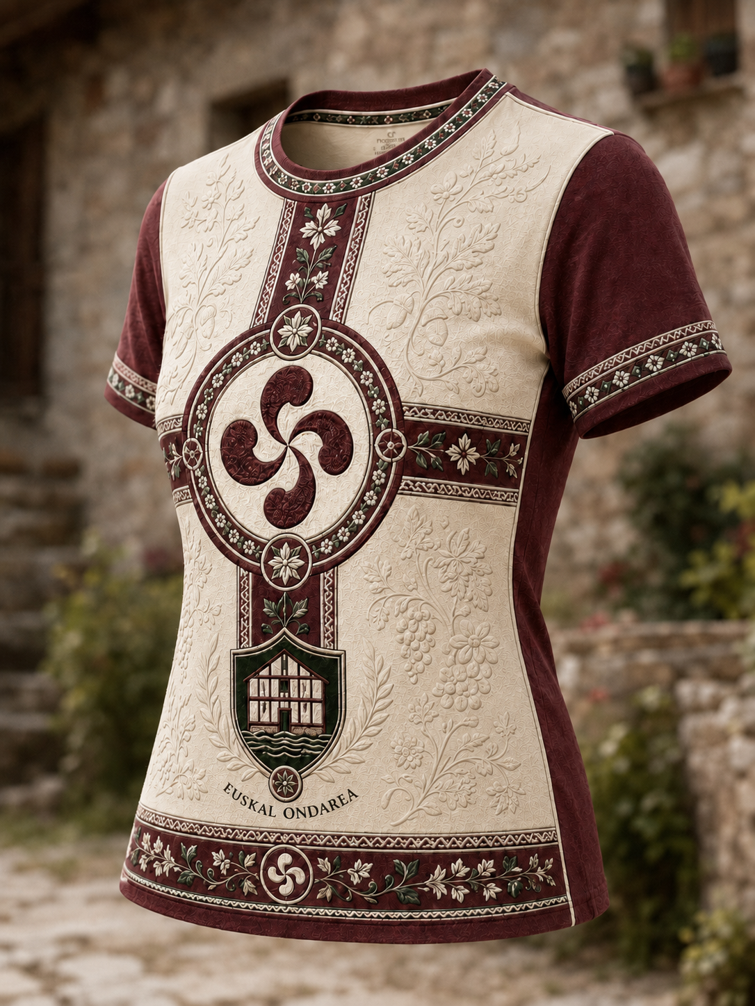 Camiseta de manga corta para mujer Basque