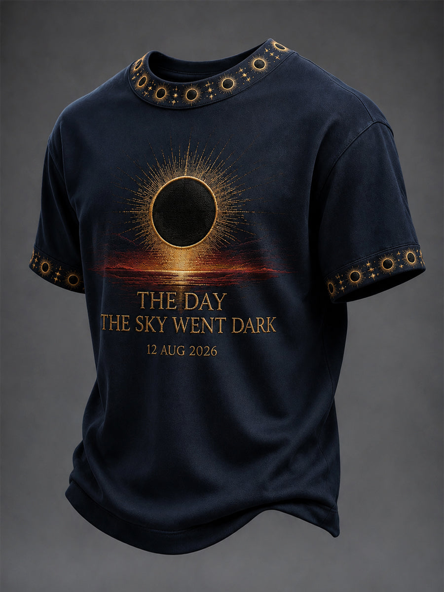 Camiseta Total Solar Eclipse Europe 2026 para hombre