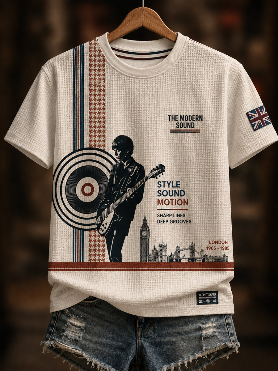 Camiseta de manga corta para mujer Paul Weller And British Mod Culture