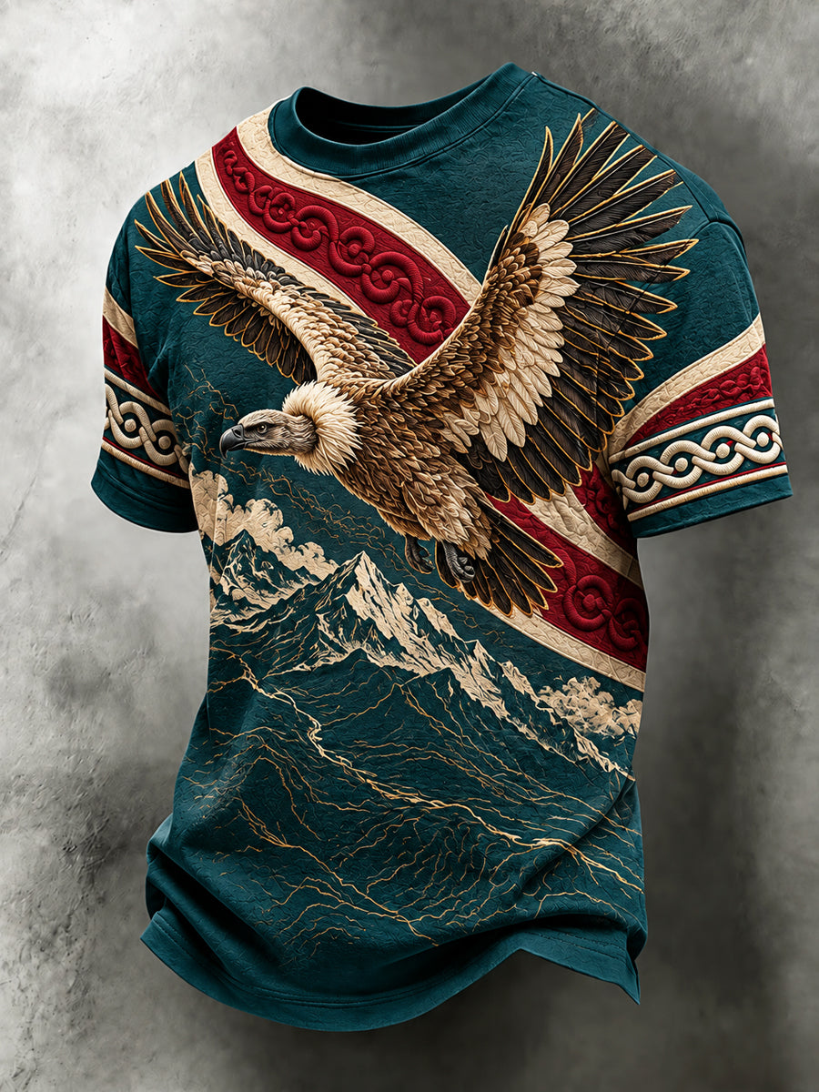 Retro Basque Animal Hill camiseta casual