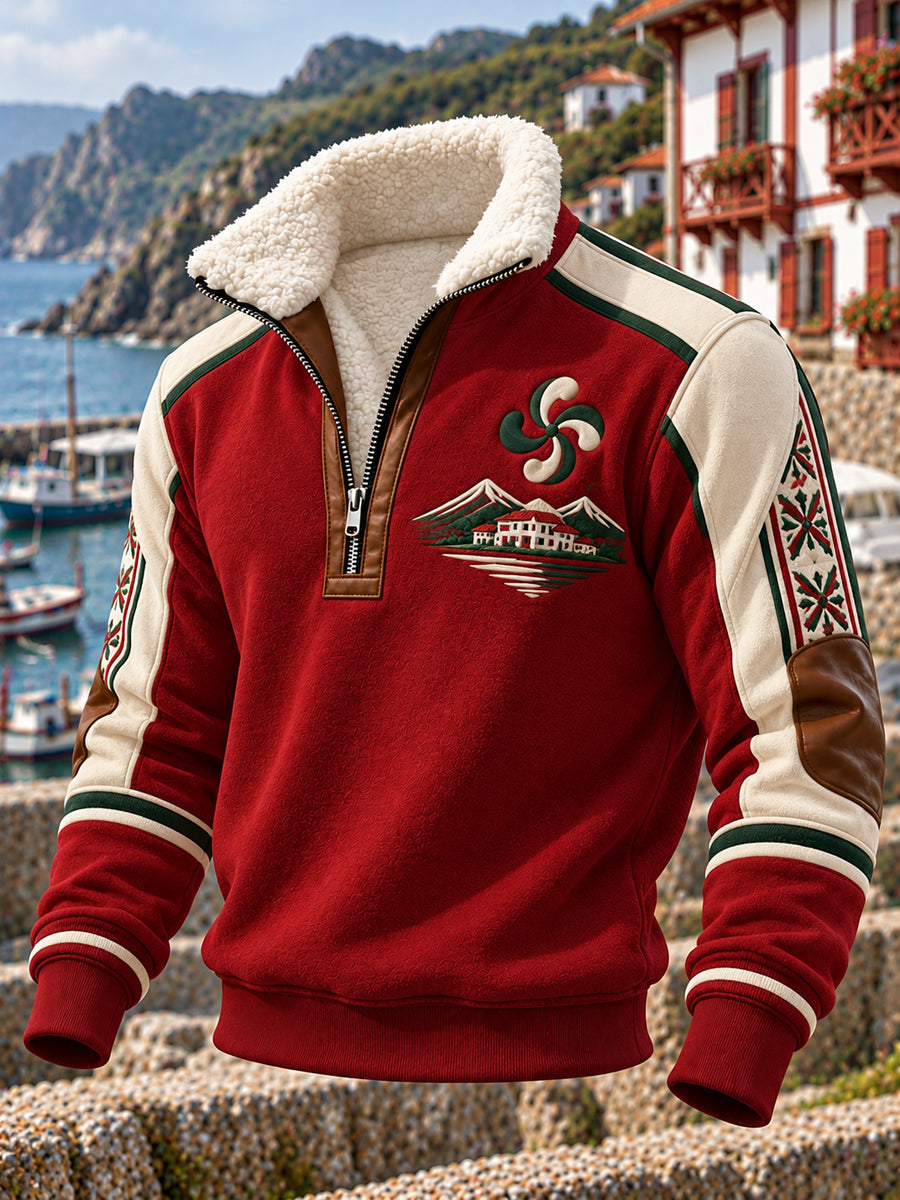 Sudadera con estampado País Vasco para hombre