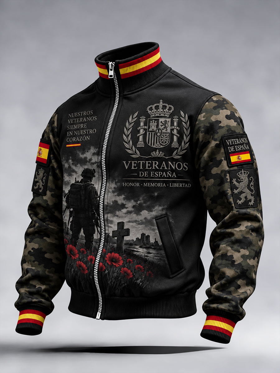 Chaqueta masculina del Día de la Conmemoración de los Veteranos de España