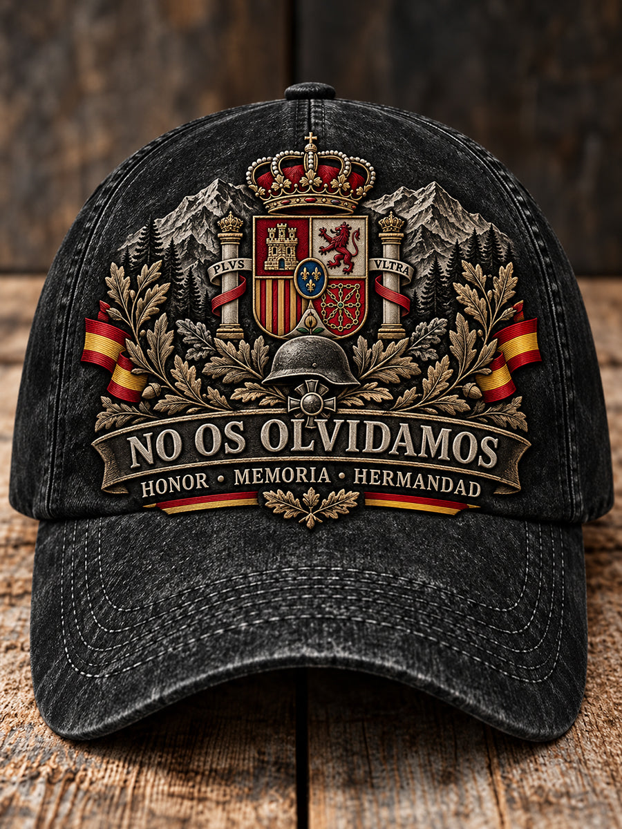 Sombrero unisex del Día de la Remembranza de los Veteranos de la Guerra Civil Española