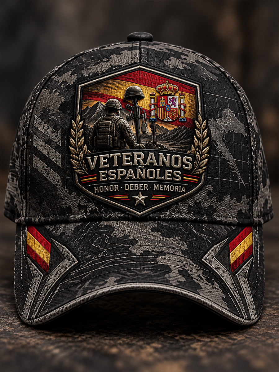 Gorra unisex del Día de la Conmemoración de los Veteranos Españoles