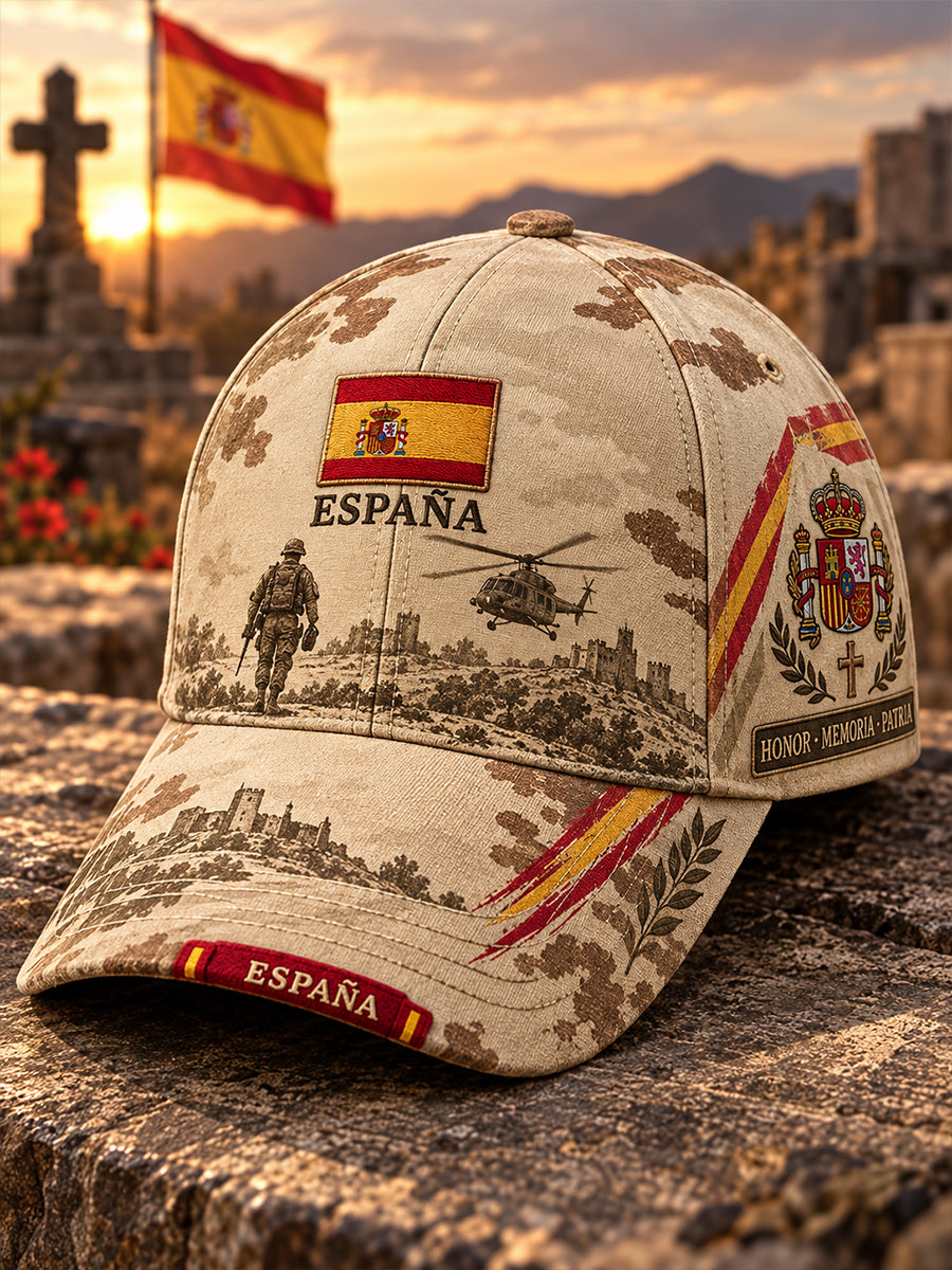 Gorra unisex del Día de la Conmemoración de los Veteranos Españoles