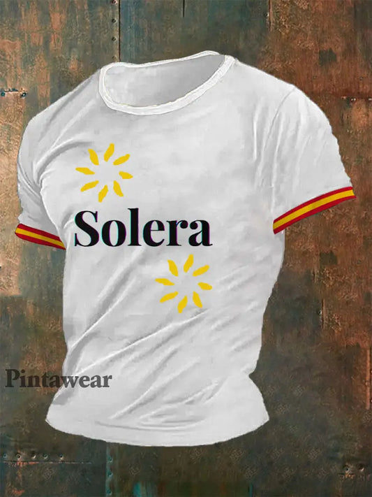 Camiseta de manga corta Solera para hombre blanco / S