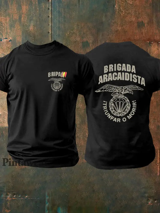 Camiseta para hombre BRIPAC Paratroopers negro / S