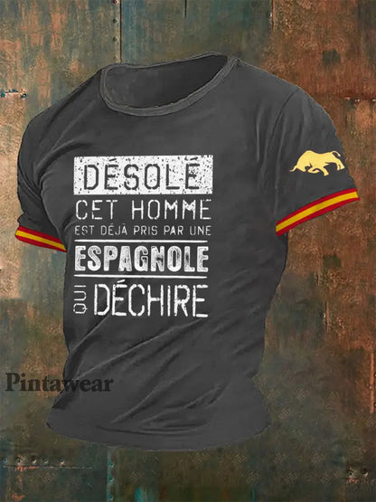 Camiseta Spain Desole para hombre gris / S