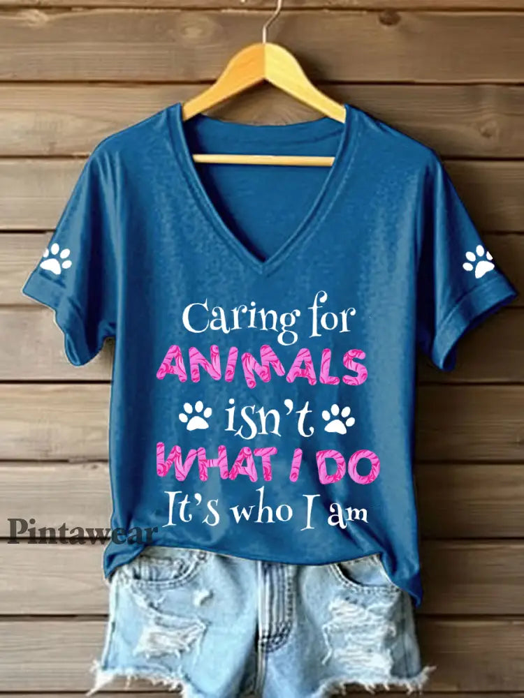 El cuidado de las mujeres por los animales no es lo que hago es lo que soy azul / S