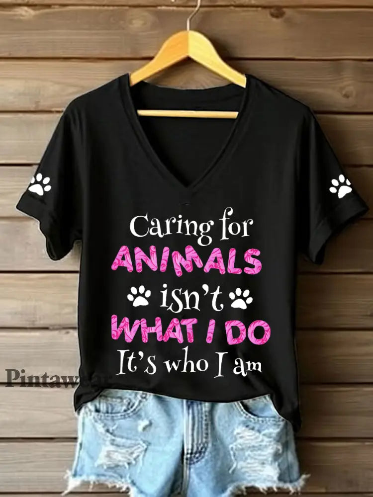 El cuidado de las mujeres por los animales no es lo que hago es lo que soy negro / S