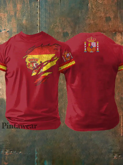 Men’s Spain Printed T-shirt Red / S