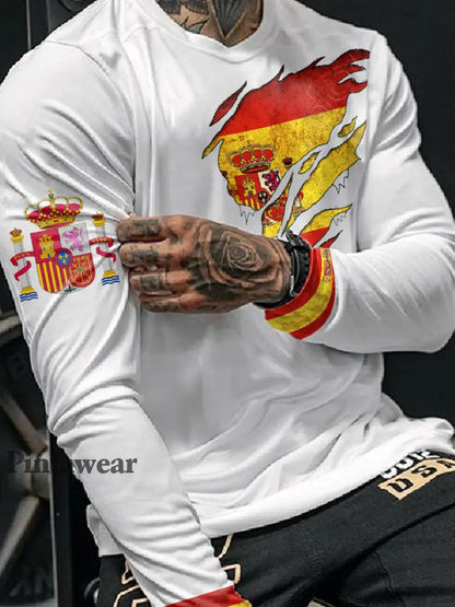 Men’s Spain Printed T-shirt White / S