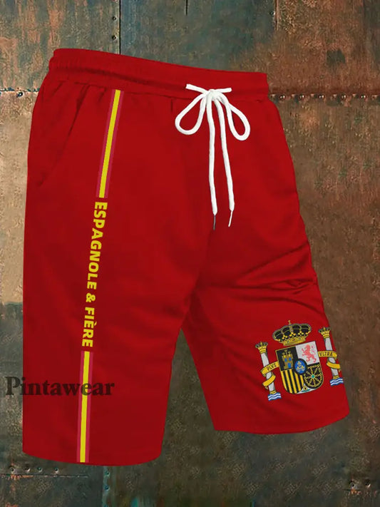 Pantalones cortos de Hombre Espagnole & Fière Rojo / S