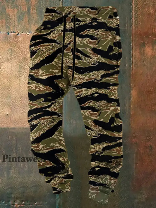 Retro Graphic Print Logo al aire libre Casual Sweatpants A / S Pantalones
