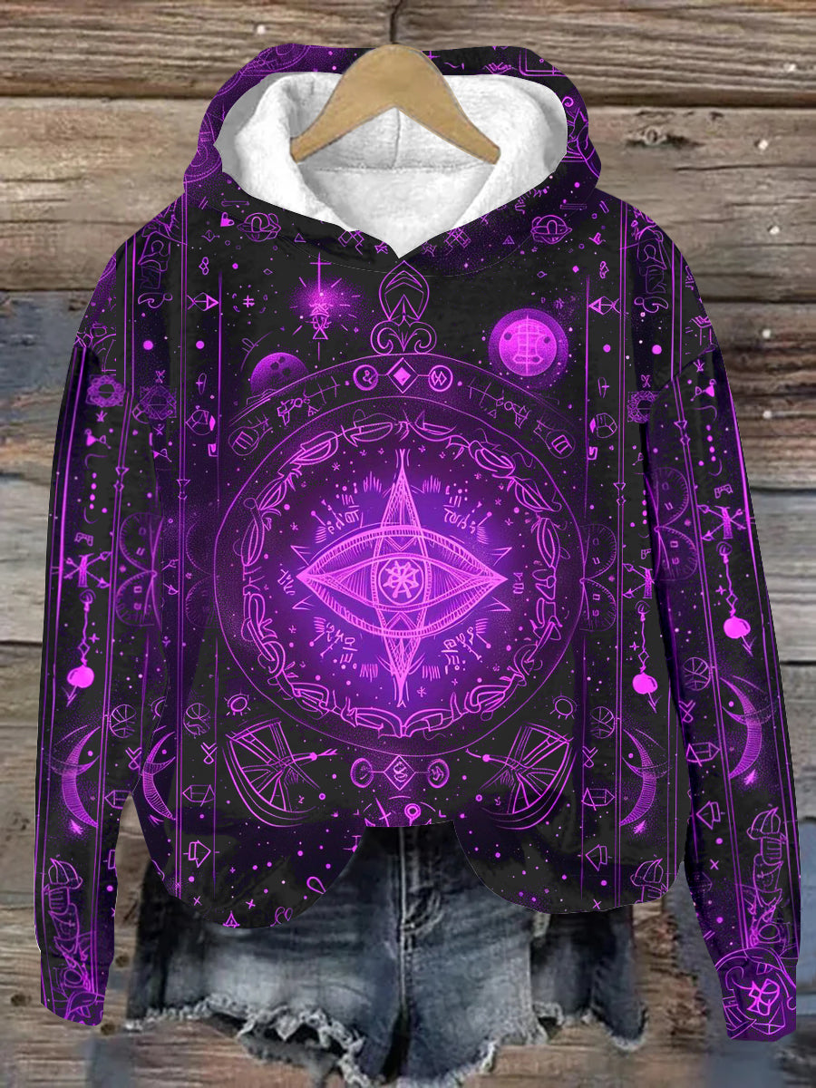 Unisex Tarot Lectura Patrón Casual Sudadera con capucha