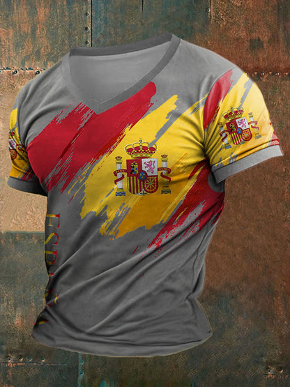 Camiseta con estampado España para hombre
