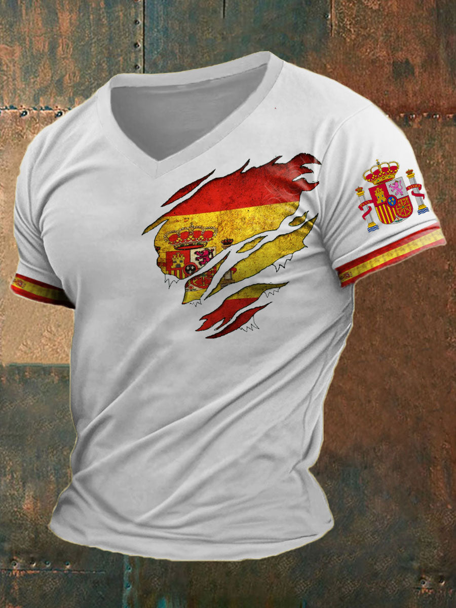 Camiseta con estampado España para hombre