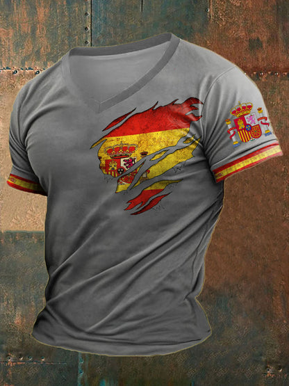 Camiseta con estampado España para hombre