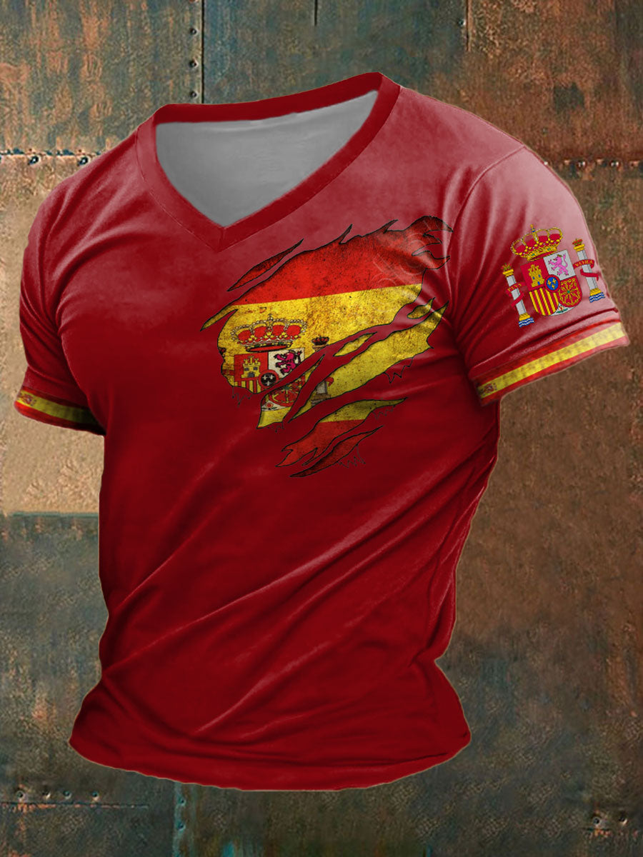 Camiseta con estampado España para hombre