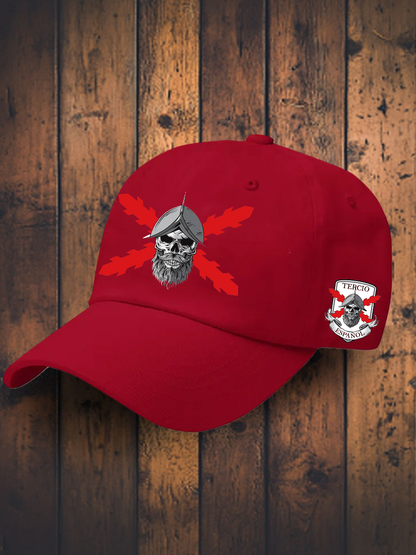 Unisex España Cruz de Borgoña Tercio Impreso Sombreros