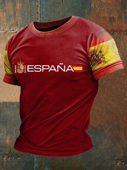 Camiseta estampada España de los hombres