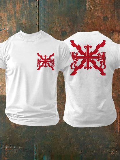 Camiseta de hombre con estampado Cruz de Borgoña de España Tercio