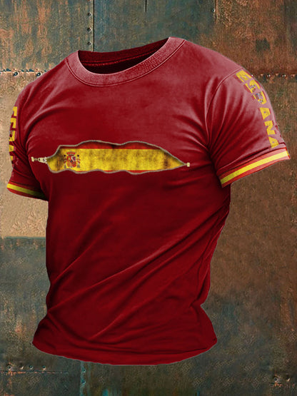 Camiseta estampada España de los hombres