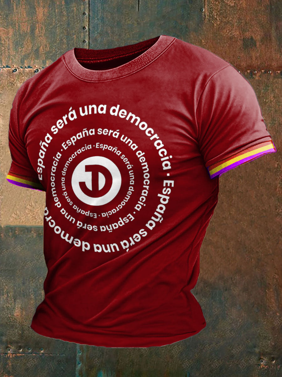 Camiseta estampada España de los hombres