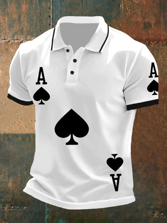 Tops Texas Hold'em Ace of Spades para hombre