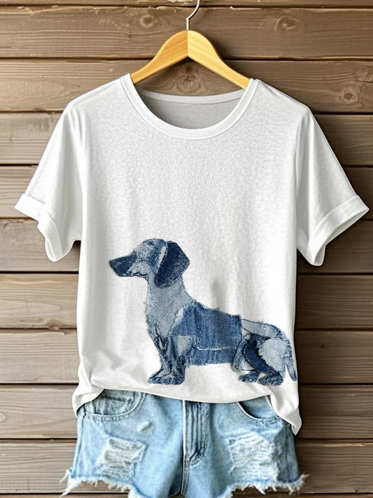 Camiseta de manga corta para mujer