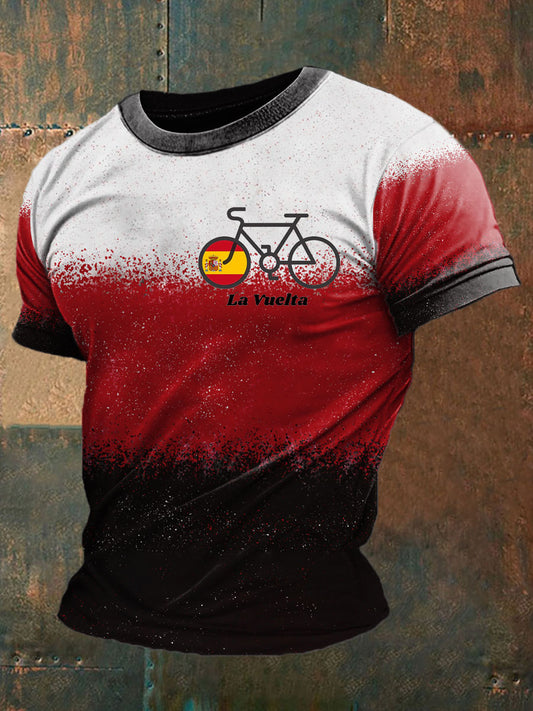 Camiseta impresa ciclismo de los hombres