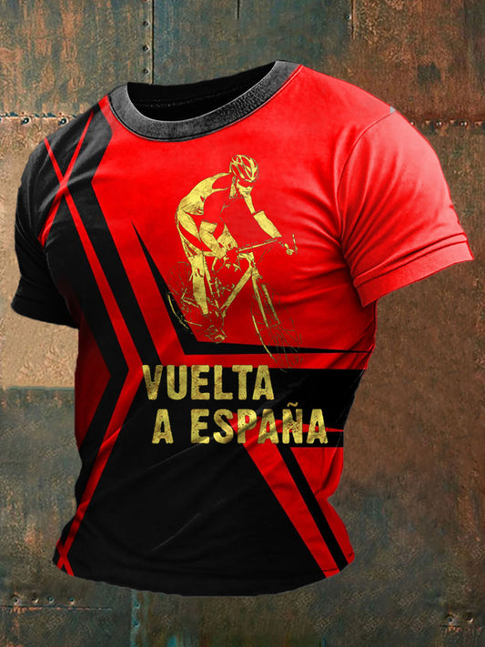 Camiseta impresa ciclismo de los hombres