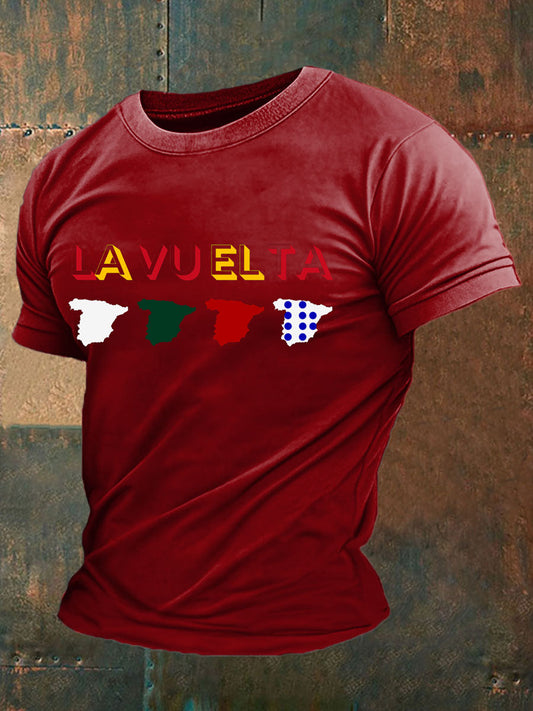 Camiseta impresa ciclismo de los hombres