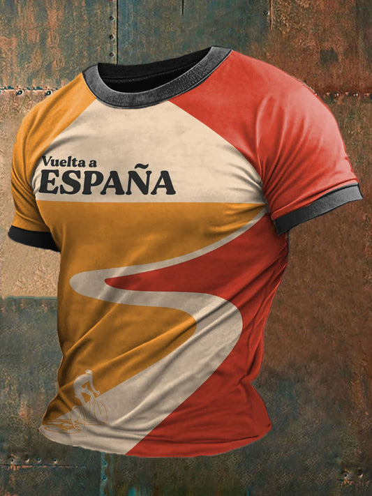 Camiseta impresa ciclismo de los hombres
