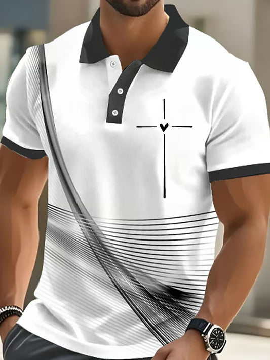 Top Casual Cruz de Fe para Hombre