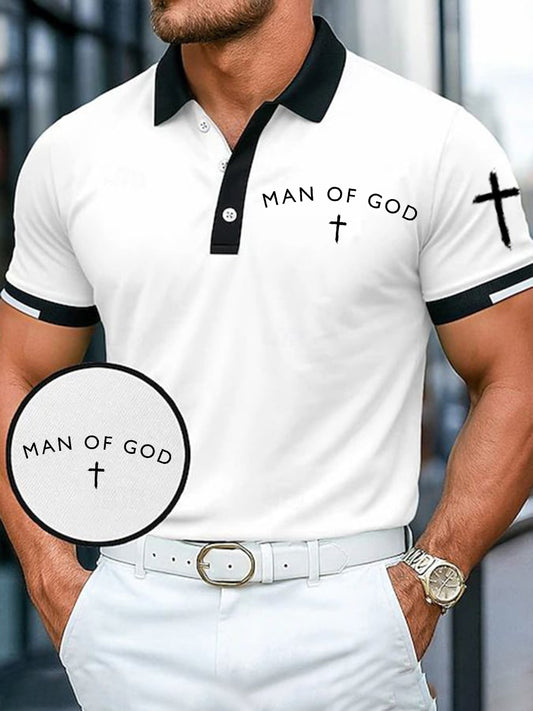 Camiseta de manga corta Hombre de Dios para hombre