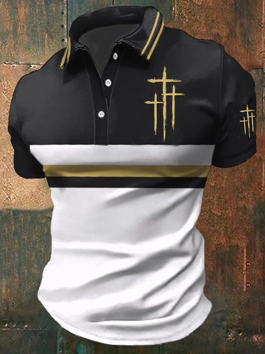 Camiseta de manga corta Faith Cross para hombre