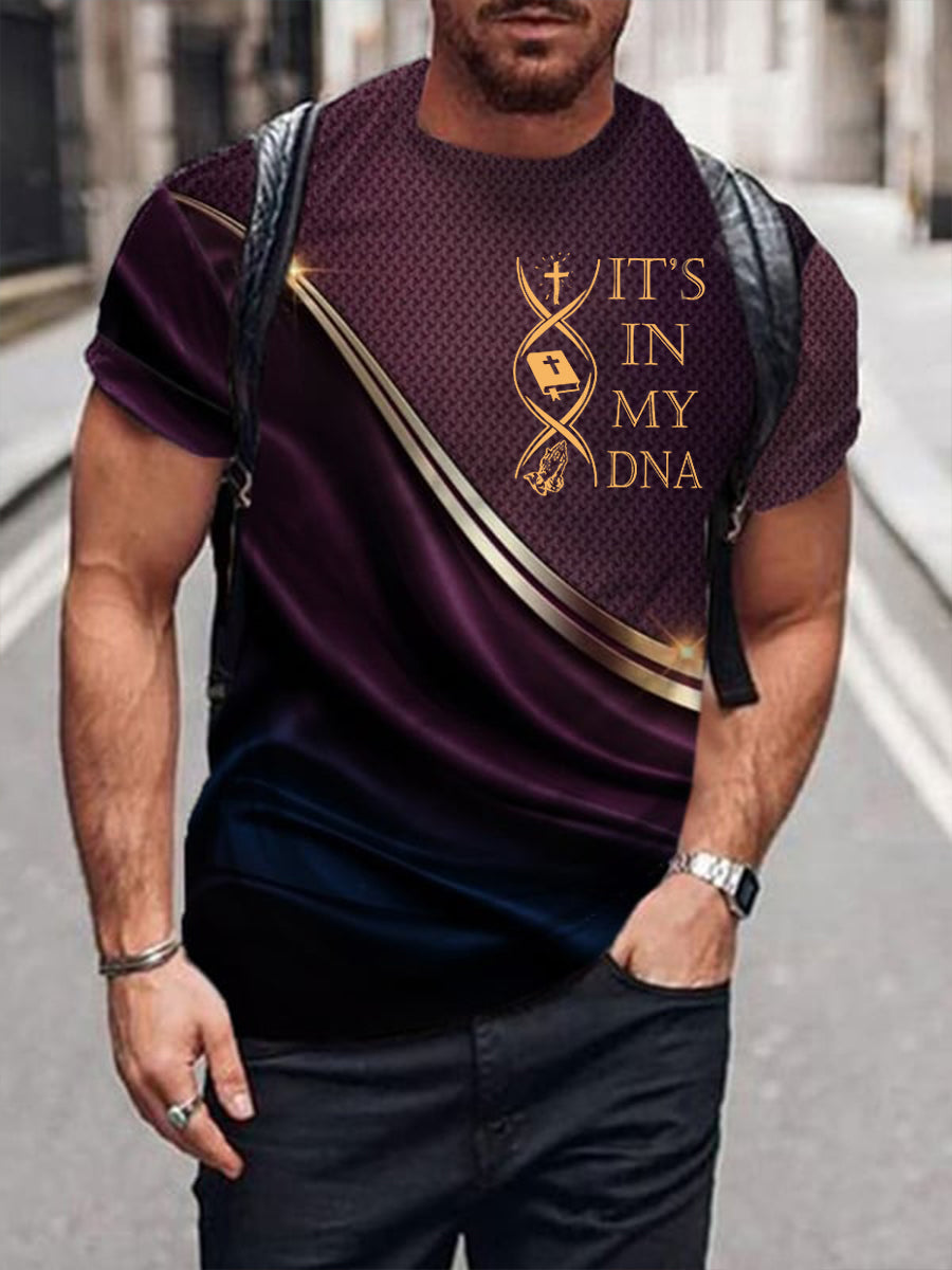 Camiseta de manga corta It's In My DNA para hombre