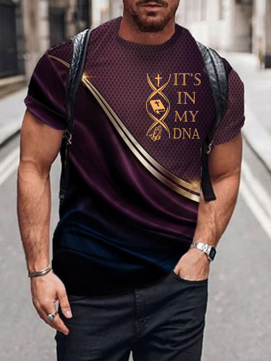 Camiseta de manga corta It's In My DNA para hombre