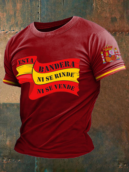 Camiseta estampada España Patrotic para hombre