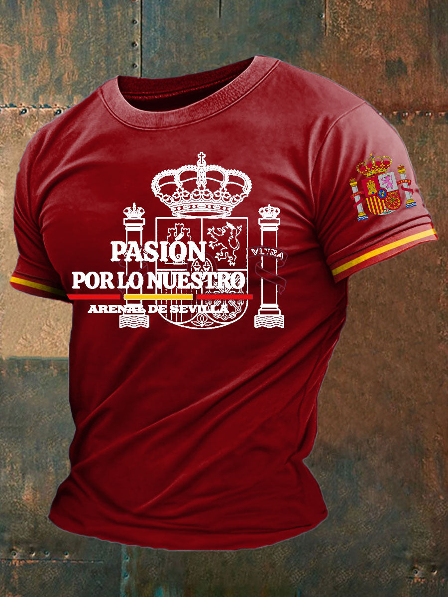 Camiseta estampada España Patrotic para hombre