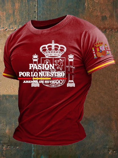 Camiseta estampada España Patrotic para hombre