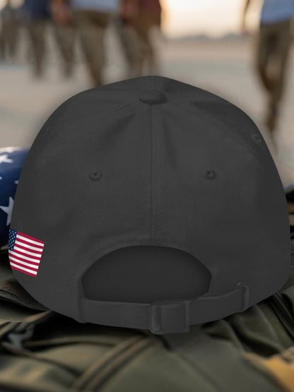 Gorra con estampado USA unisex