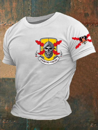 Camiseta de hombre con estampado Cruz de Borgoña de España Tercio